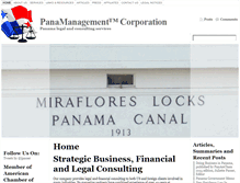 Tablet Screenshot of panamanagement.com